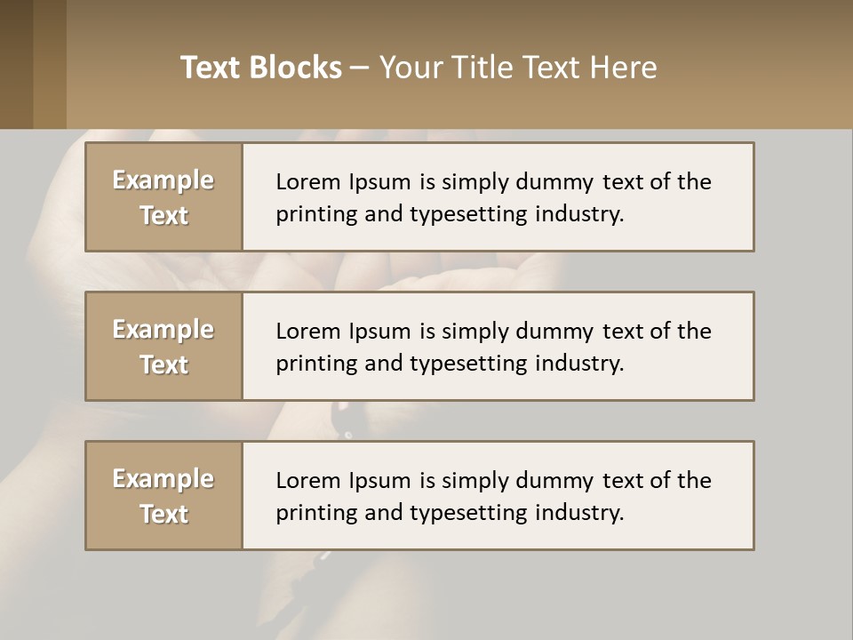 A Person Holding Their Hands Together With A Rosary PowerPoint Template