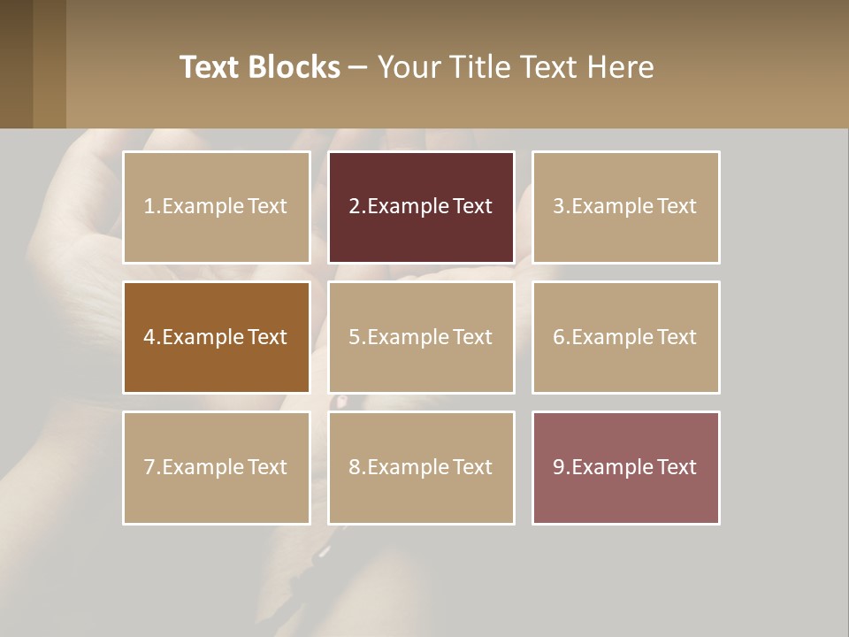 A Person Holding Their Hands Together With A Rosary PowerPoint Template