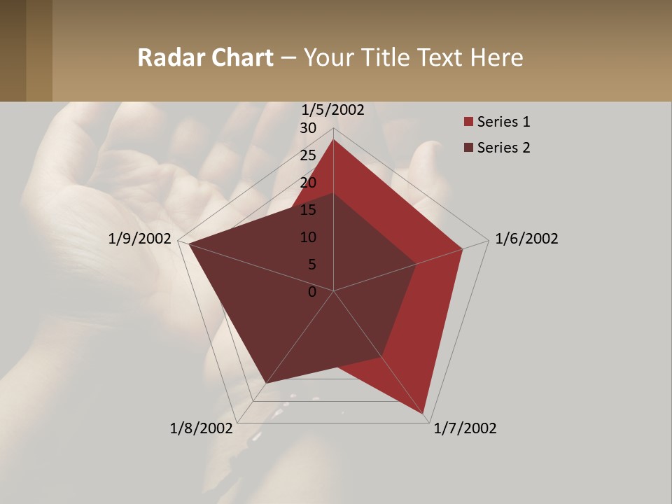 A Person Holding Their Hands Together With A Rosary PowerPoint Template