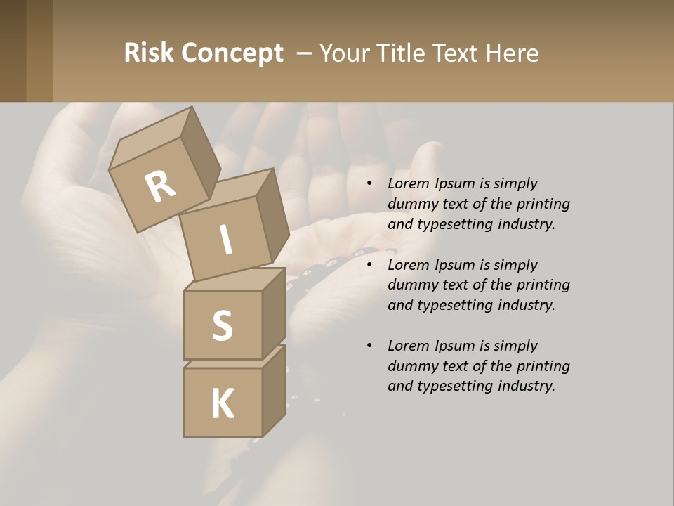 A Person Holding Their Hands Together With A Rosary PowerPoint Template