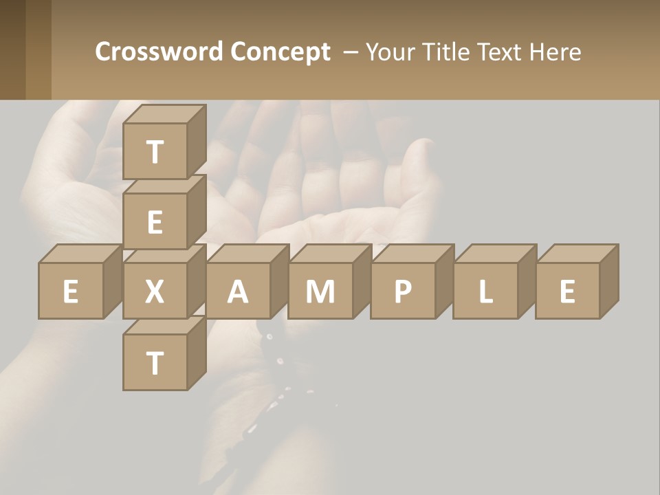 A Person Holding Their Hands Together With A Rosary PowerPoint Template