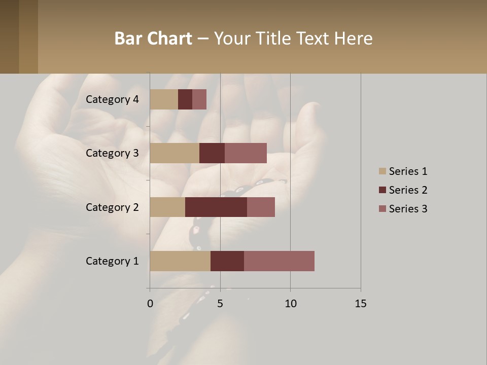 A Person Holding Their Hands Together With A Rosary PowerPoint Template