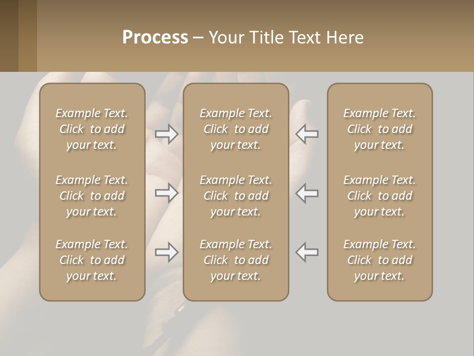 A Person Holding Their Hands Together With A Rosary PowerPoint Template