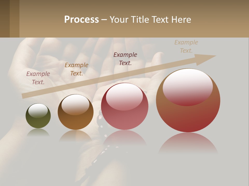 A Person Holding Their Hands Together With A Rosary PowerPoint Template