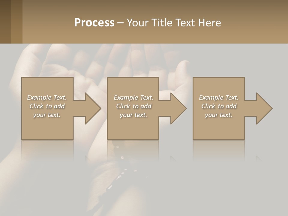 A Person Holding Their Hands Together With A Rosary PowerPoint Template
