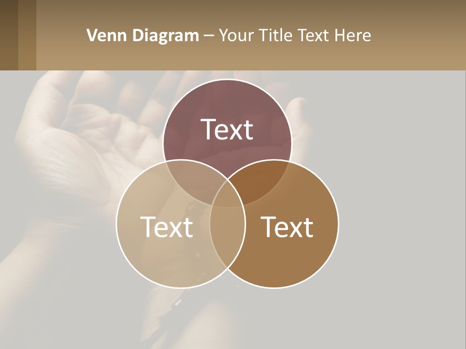 A Person Holding Their Hands Together With A Rosary PowerPoint Template