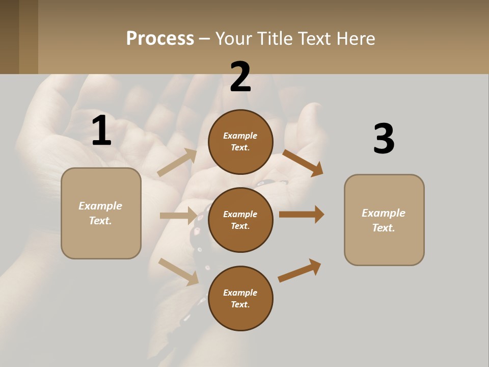 A Person Holding Their Hands Together With A Rosary PowerPoint Template