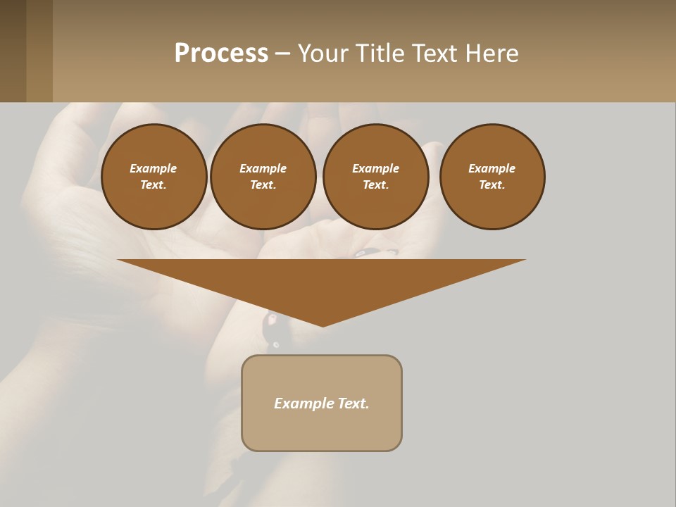 A Person Holding Their Hands Together With A Rosary PowerPoint Template