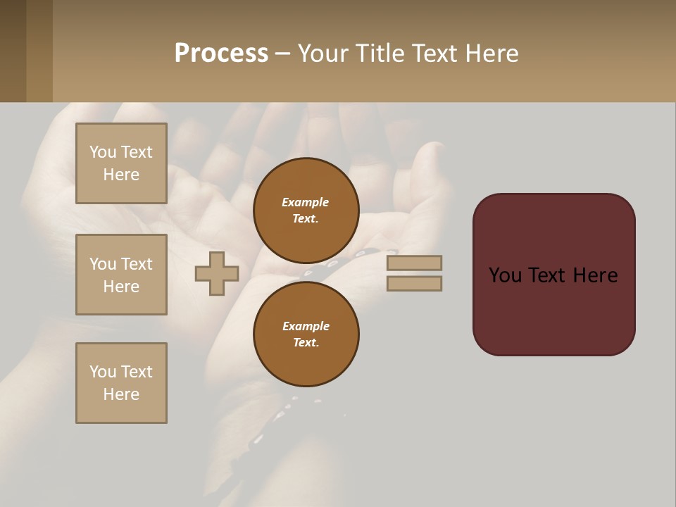 A Person Holding Their Hands Together With A Rosary PowerPoint Template
