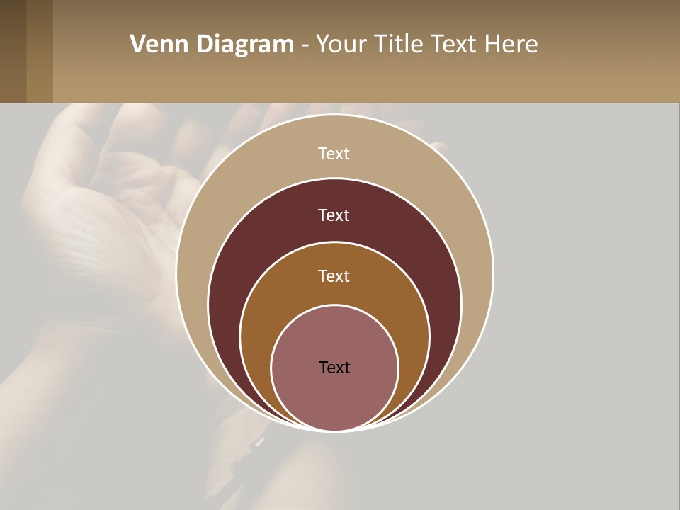 A Person Holding Their Hands Together With A Rosary PowerPoint Template