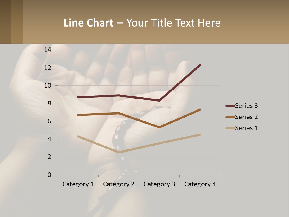 A Person Holding Their Hands Together With A Rosary PowerPoint Template