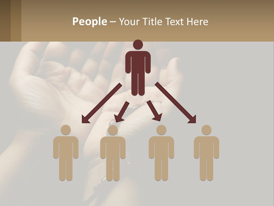 A Person Holding Their Hands Together With A Rosary PowerPoint Template