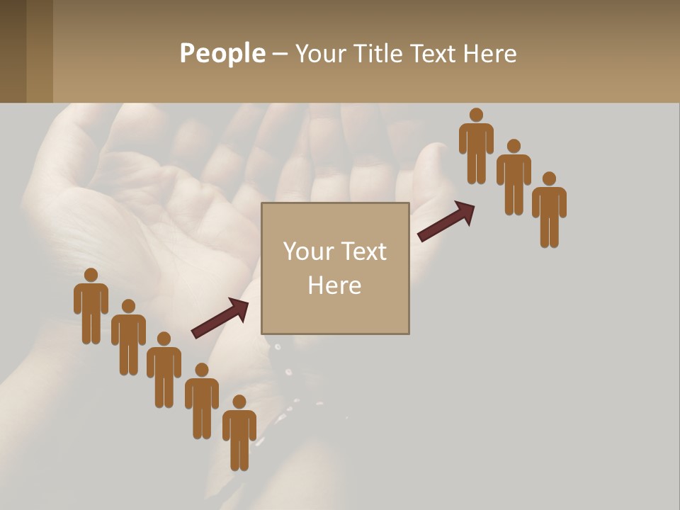 A Person Holding Their Hands Together With A Rosary PowerPoint Template