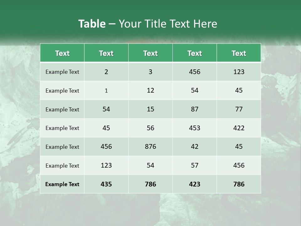 A Green And Red Background With A Red Circle On It PowerPoint Template