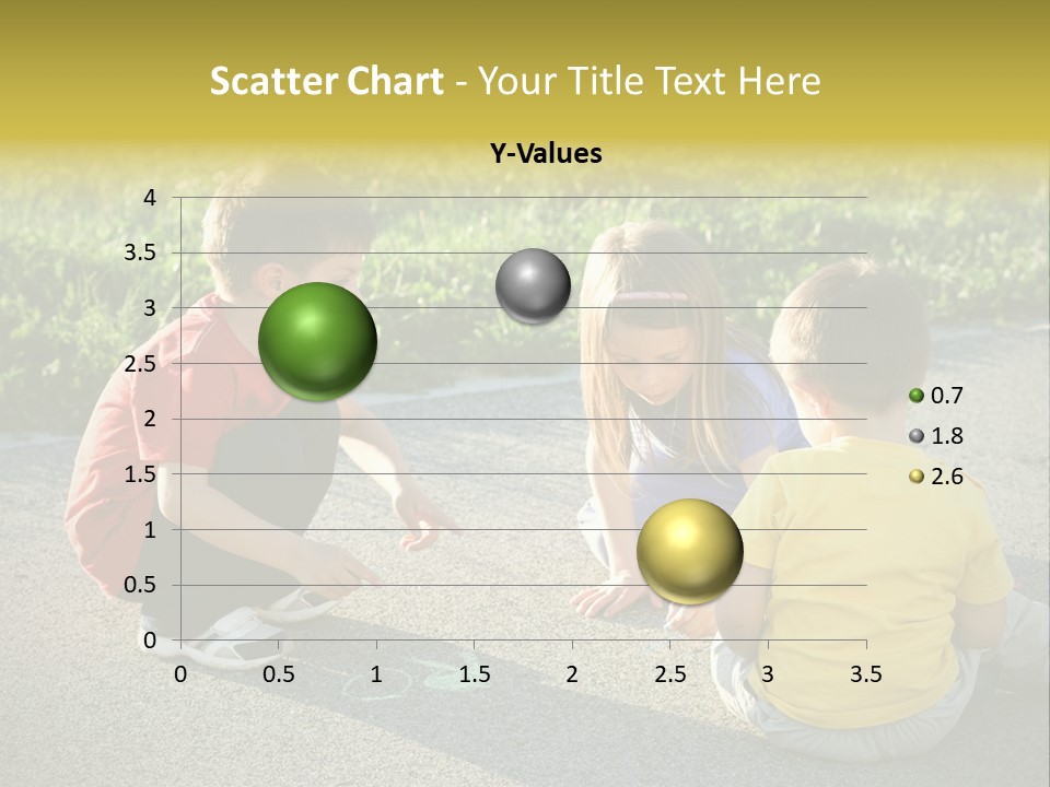 A Group Of Children Sitting On The Ground Playing With Each Other PowerPoint Template