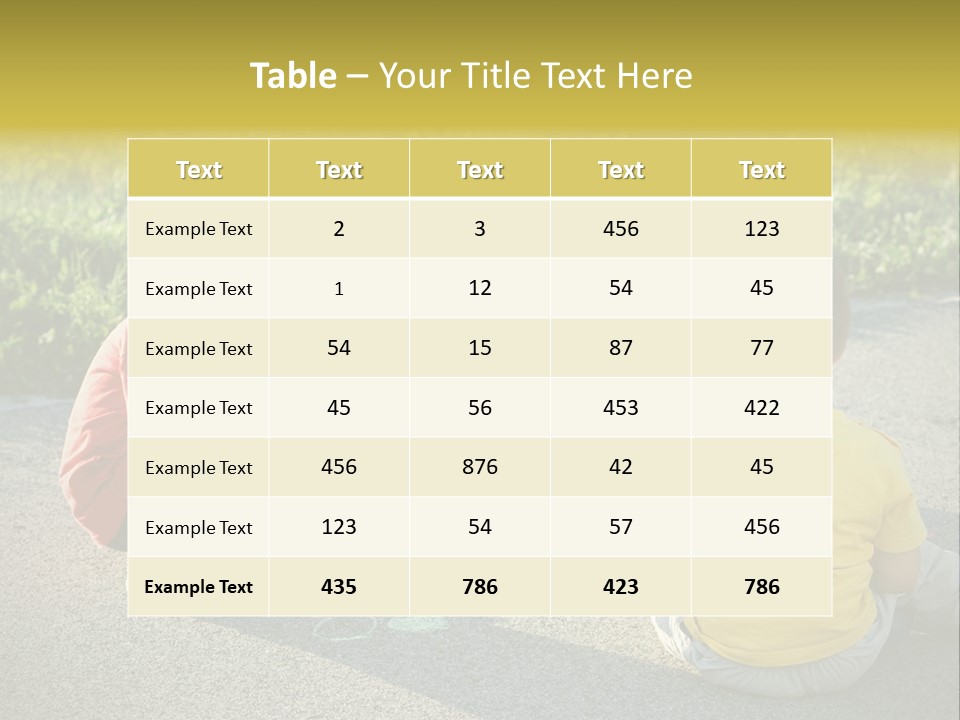 A Group Of Children Sitting On The Ground Playing With Each Other PowerPoint Template