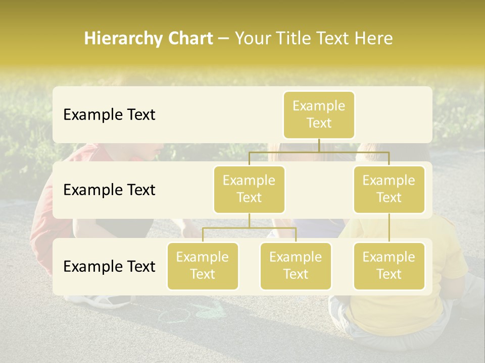 A Group Of Children Sitting On The Ground Playing With Each Other PowerPoint Template