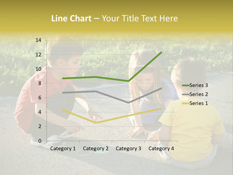 A Group Of Children Sitting On The Ground Playing With Each Other PowerPoint Template