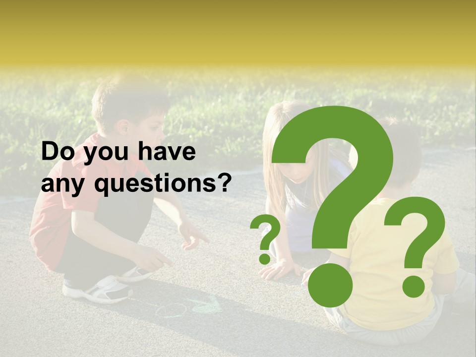 A Group Of Children Sitting On The Ground Playing With Each Other PowerPoint Template