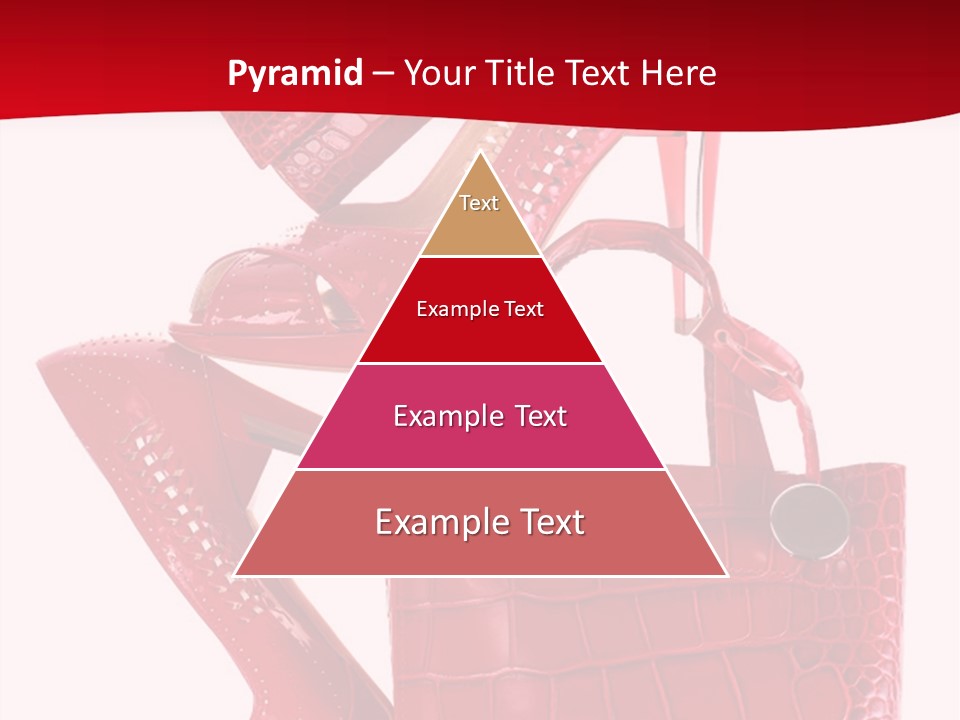 A Red Purse And High Heels Powerpoint Template PowerPoint Template