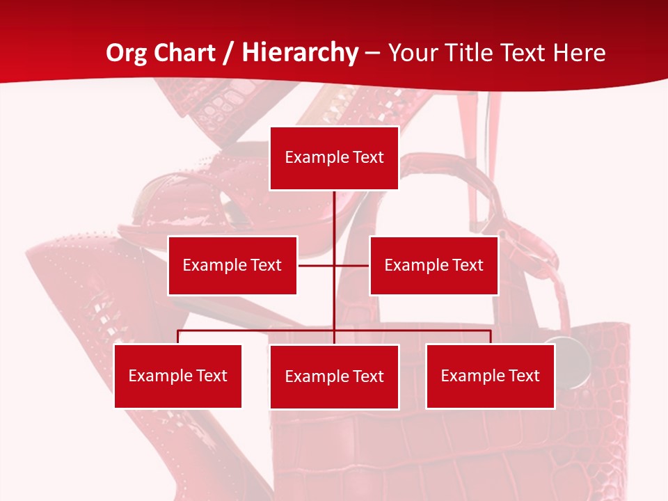 A Red Purse And High Heels Powerpoint Template PowerPoint Template