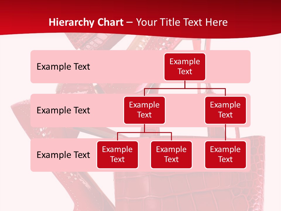 A Red Purse And High Heels Powerpoint Template PowerPoint Template
