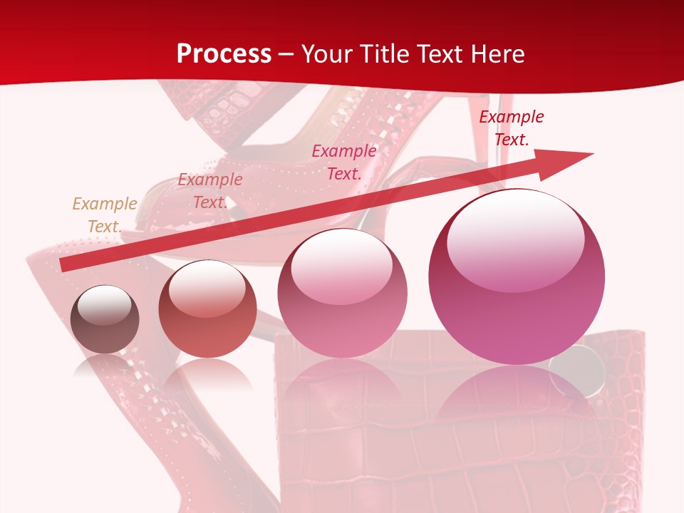 A Red Purse And High Heels Powerpoint Template PowerPoint Template