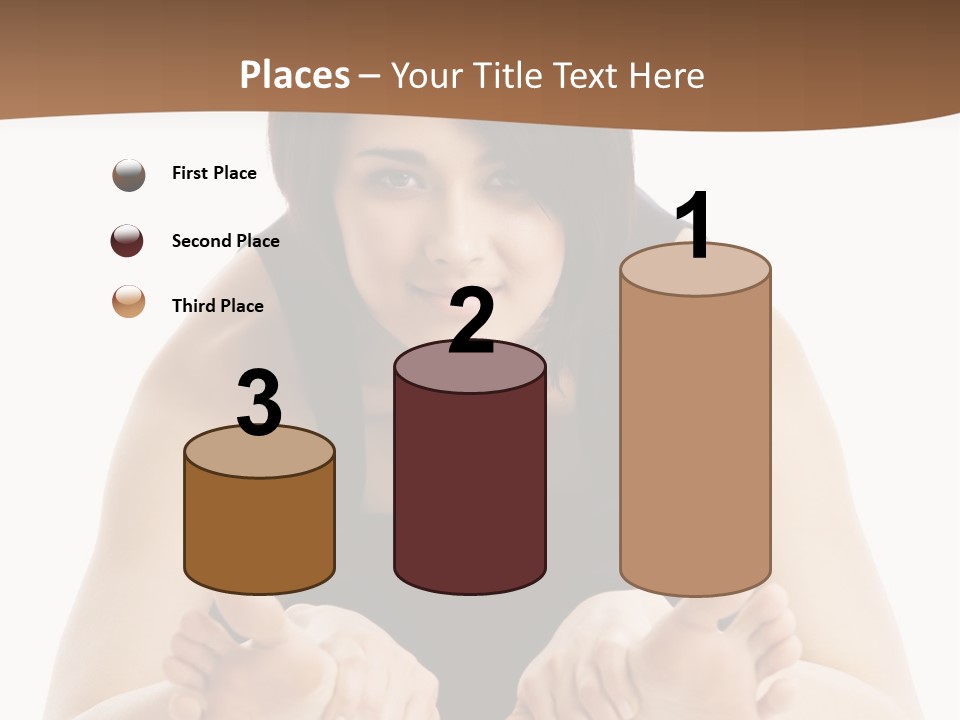 A Woman Laying On The Ground With Her Feet Up PowerPoint Template