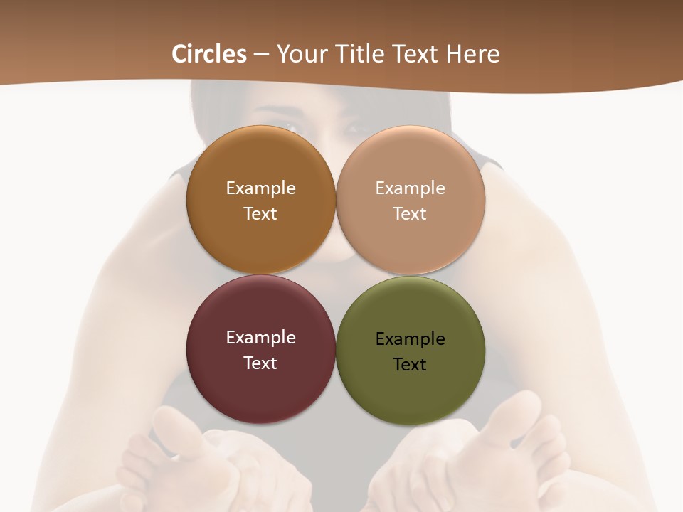 A Woman Laying On The Ground With Her Feet Up PowerPoint Template