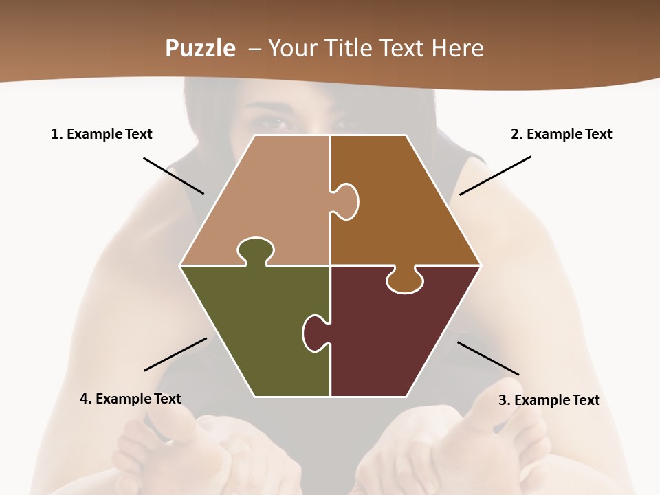 A Woman Laying On The Ground With Her Feet Up PowerPoint Template