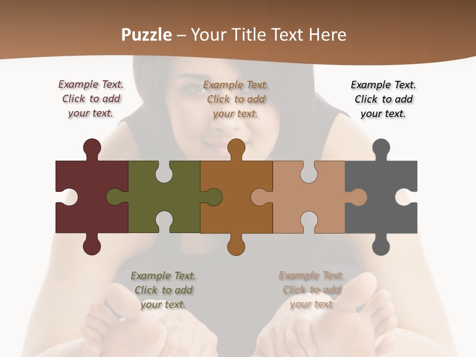 A Woman Laying On The Ground With Her Feet Up PowerPoint Template