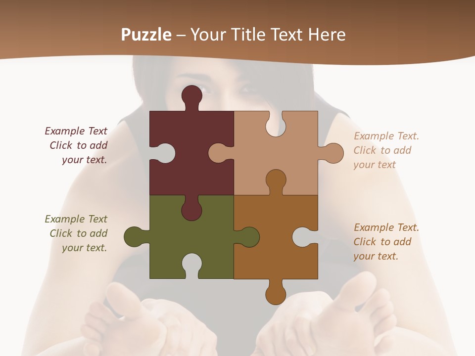 A Woman Laying On The Ground With Her Feet Up PowerPoint Template