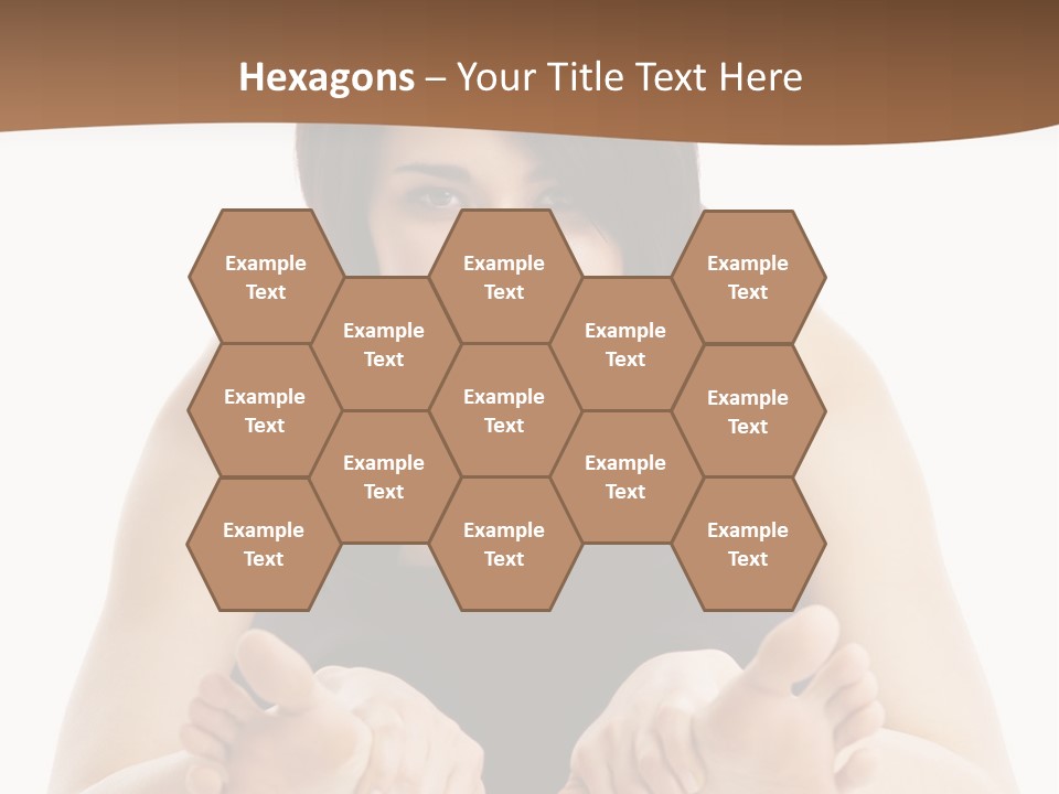 A Woman Laying On The Ground With Her Feet Up PowerPoint Template