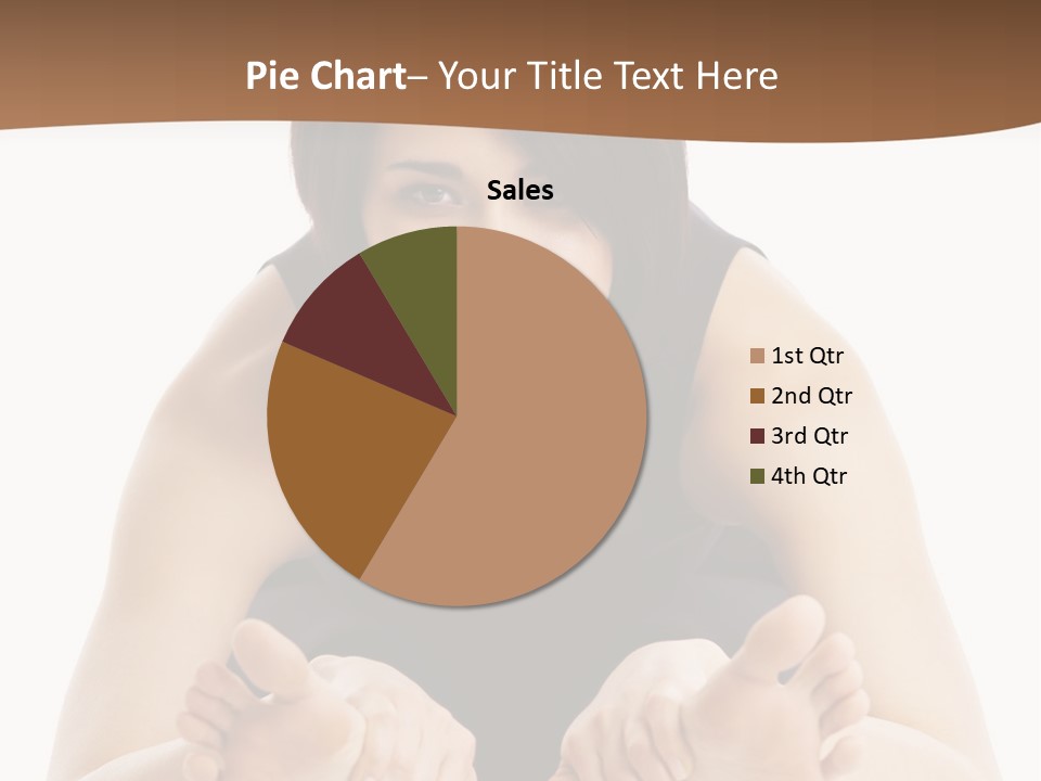 A Woman Laying On The Ground With Her Feet Up PowerPoint Template