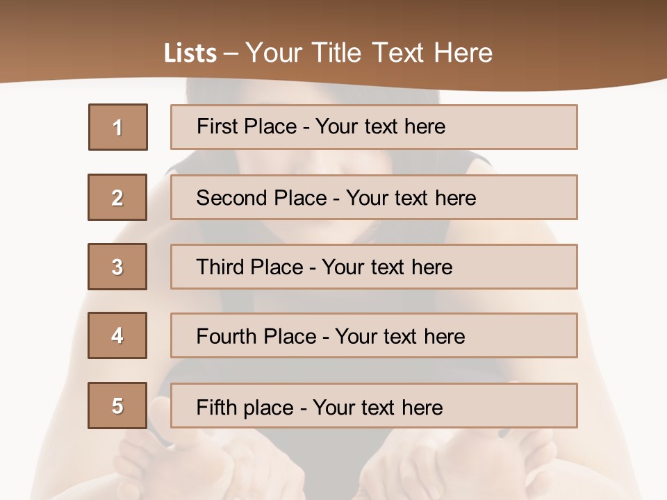 A Woman Laying On The Ground With Her Feet Up PowerPoint Template