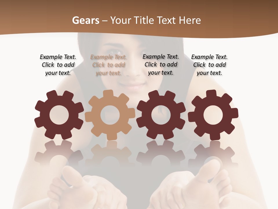 A Woman Laying On The Ground With Her Feet Up PowerPoint Template