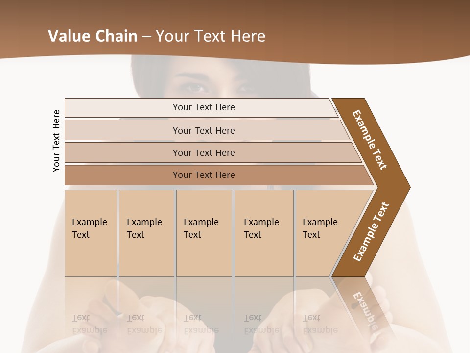 A Woman Laying On The Ground With Her Feet Up PowerPoint Template