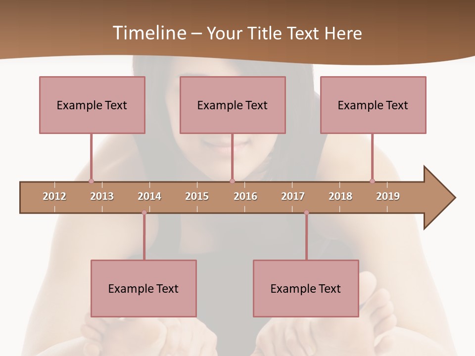 A Woman Laying On The Ground With Her Feet Up PowerPoint Template