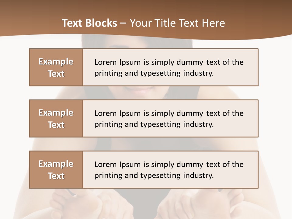 A Woman Laying On The Ground With Her Feet Up PowerPoint Template