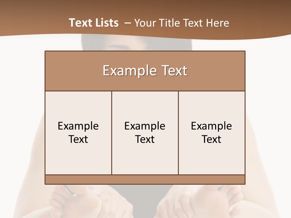 A Woman Laying On The Ground With Her Feet Up PowerPoint Template