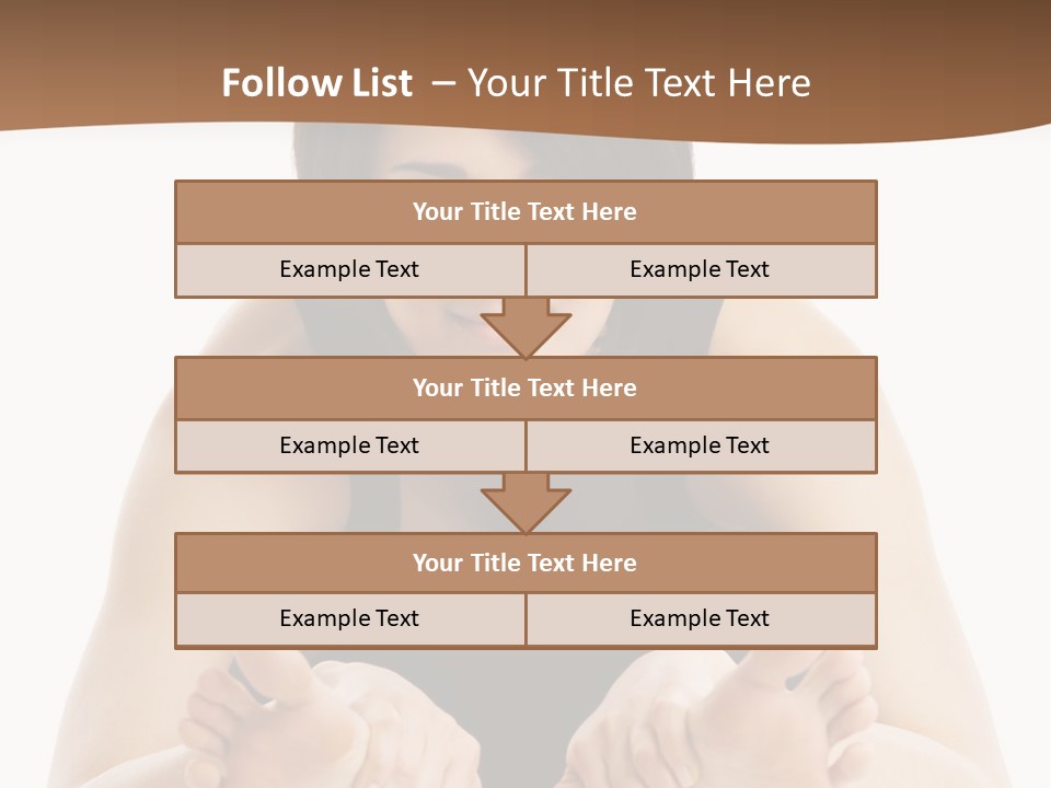 A Woman Laying On The Ground With Her Feet Up PowerPoint Template
