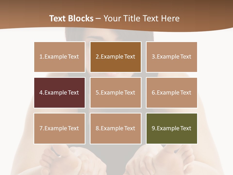 A Woman Laying On The Ground With Her Feet Up PowerPoint Template