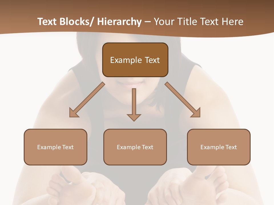 A Woman Laying On The Ground With Her Feet Up PowerPoint Template