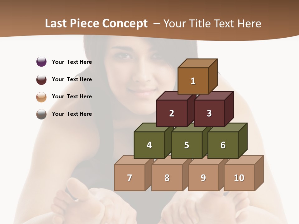 A Woman Laying On The Ground With Her Feet Up PowerPoint Template