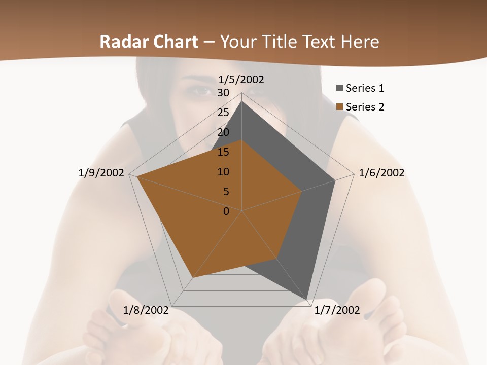 A Woman Laying On The Ground With Her Feet Up PowerPoint Template