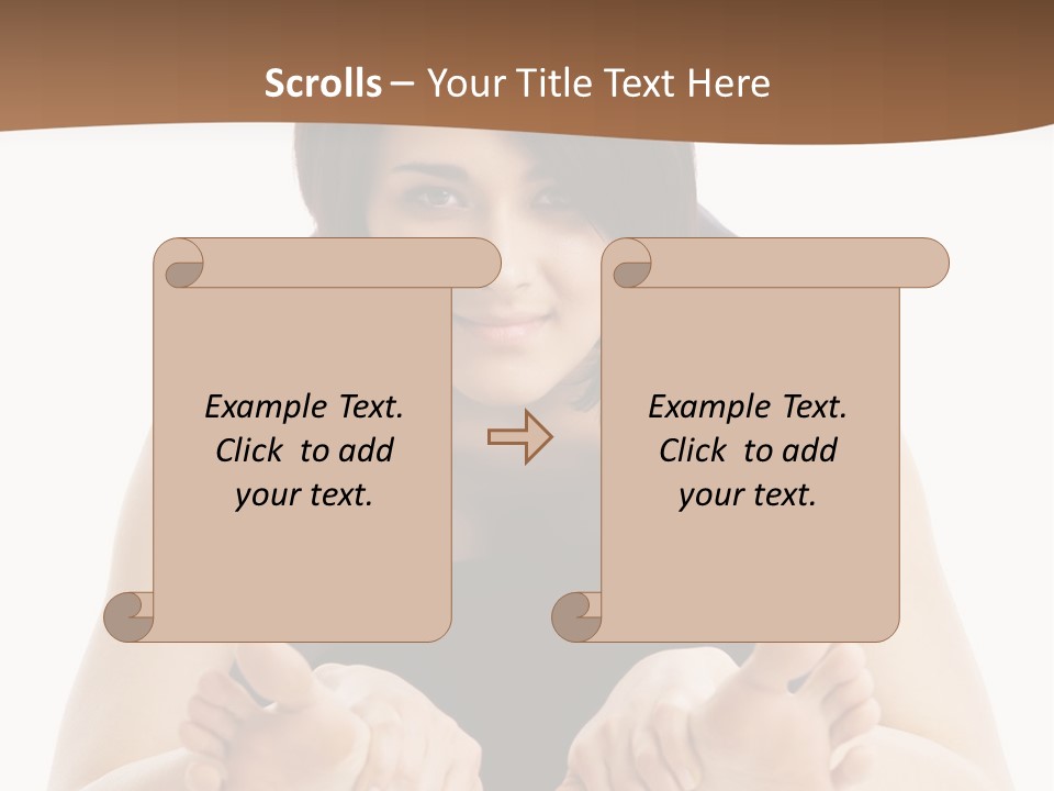 A Woman Laying On The Ground With Her Feet Up PowerPoint Template