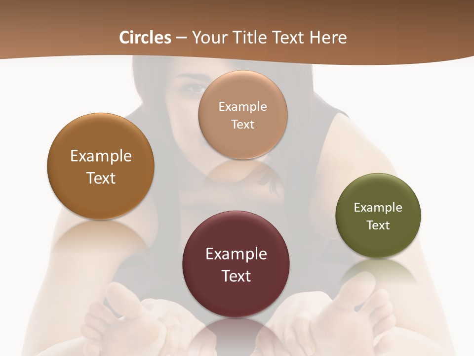 A Woman Laying On The Ground With Her Feet Up PowerPoint Template