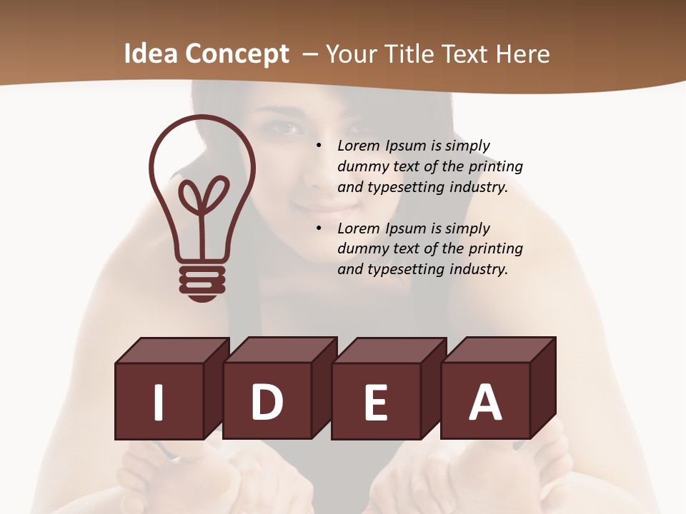 A Woman Laying On The Ground With Her Feet Up PowerPoint Template