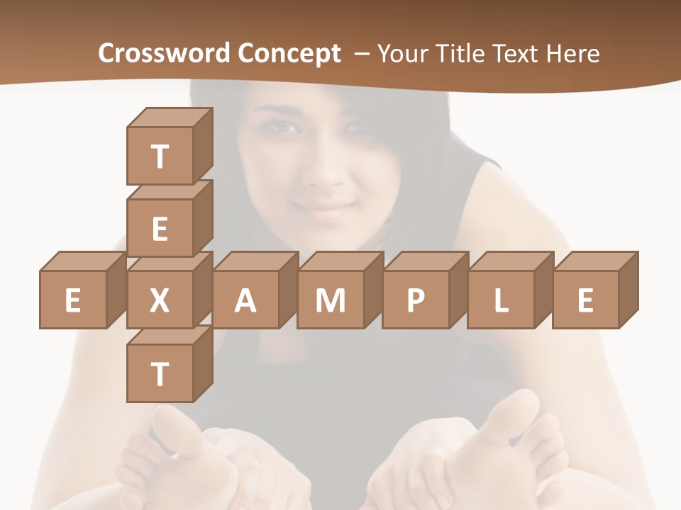 A Woman Laying On The Ground With Her Feet Up PowerPoint Template