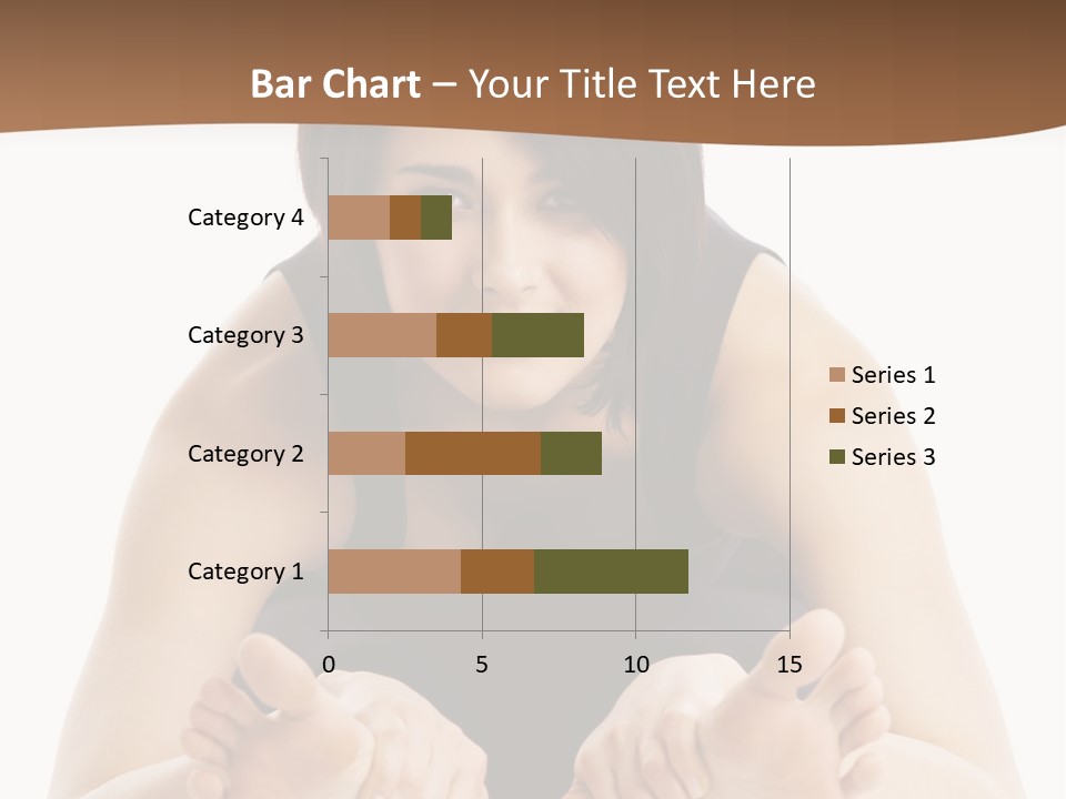 A Woman Laying On The Ground With Her Feet Up PowerPoint Template